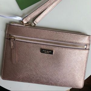 Kate Spade Metallic Wristlet